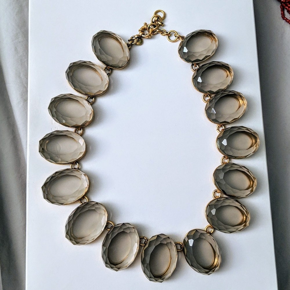 J. Crew statement costume necklace
